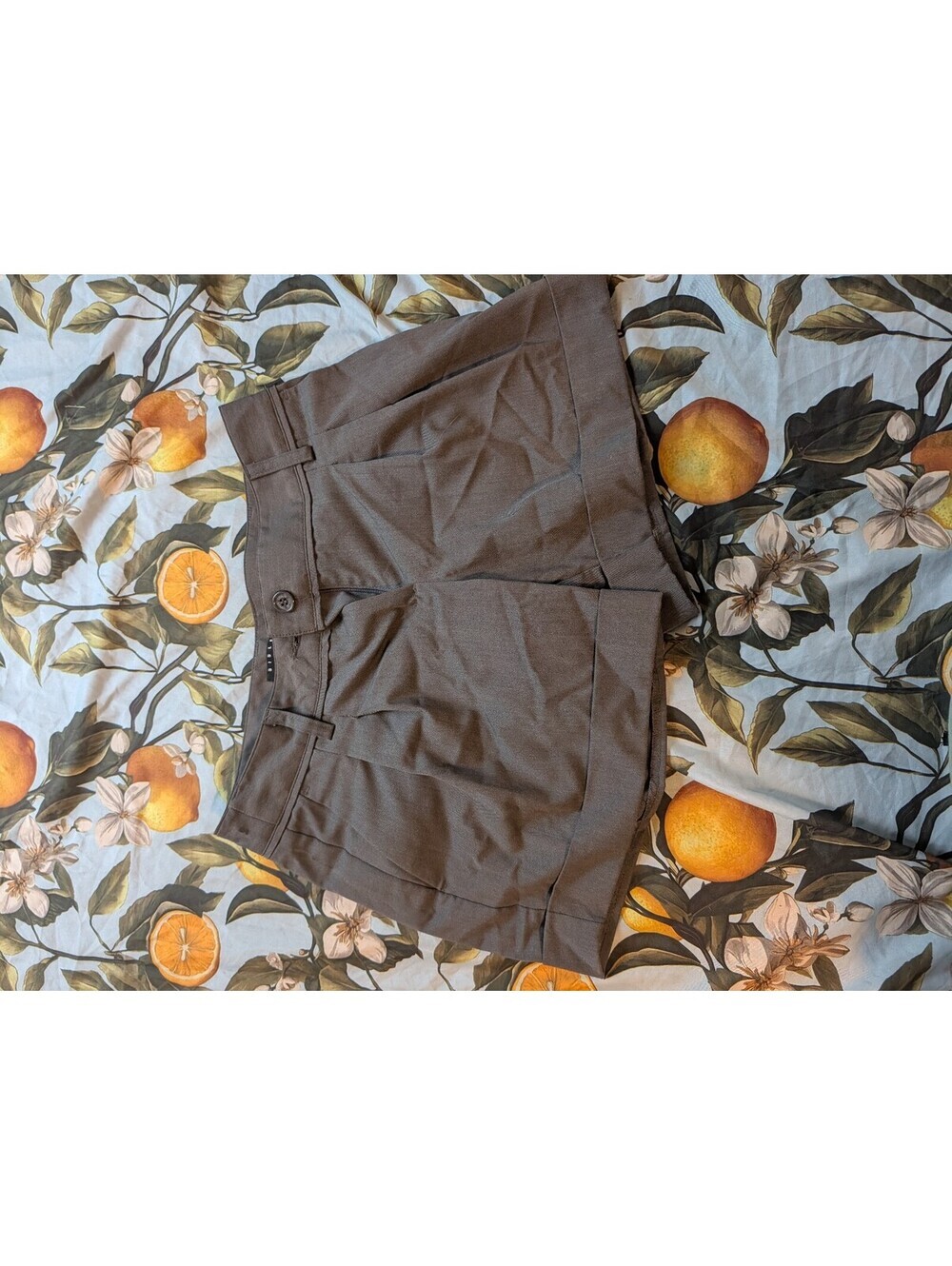 Sisley Charcoal Casual Shorts | Women's Everyday Shorts | Size 38